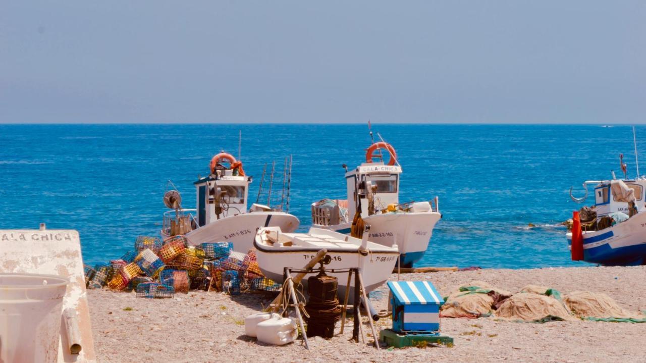 Atico Lujo Primera Linea, Terraza, Piscina, Parking Castell de Ferro Kültér fotó