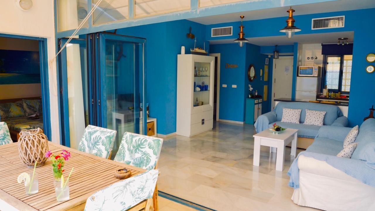 Atico Lujo Primera Linea, Terraza, Piscina, Parking Castell de Ferro Kültér fotó