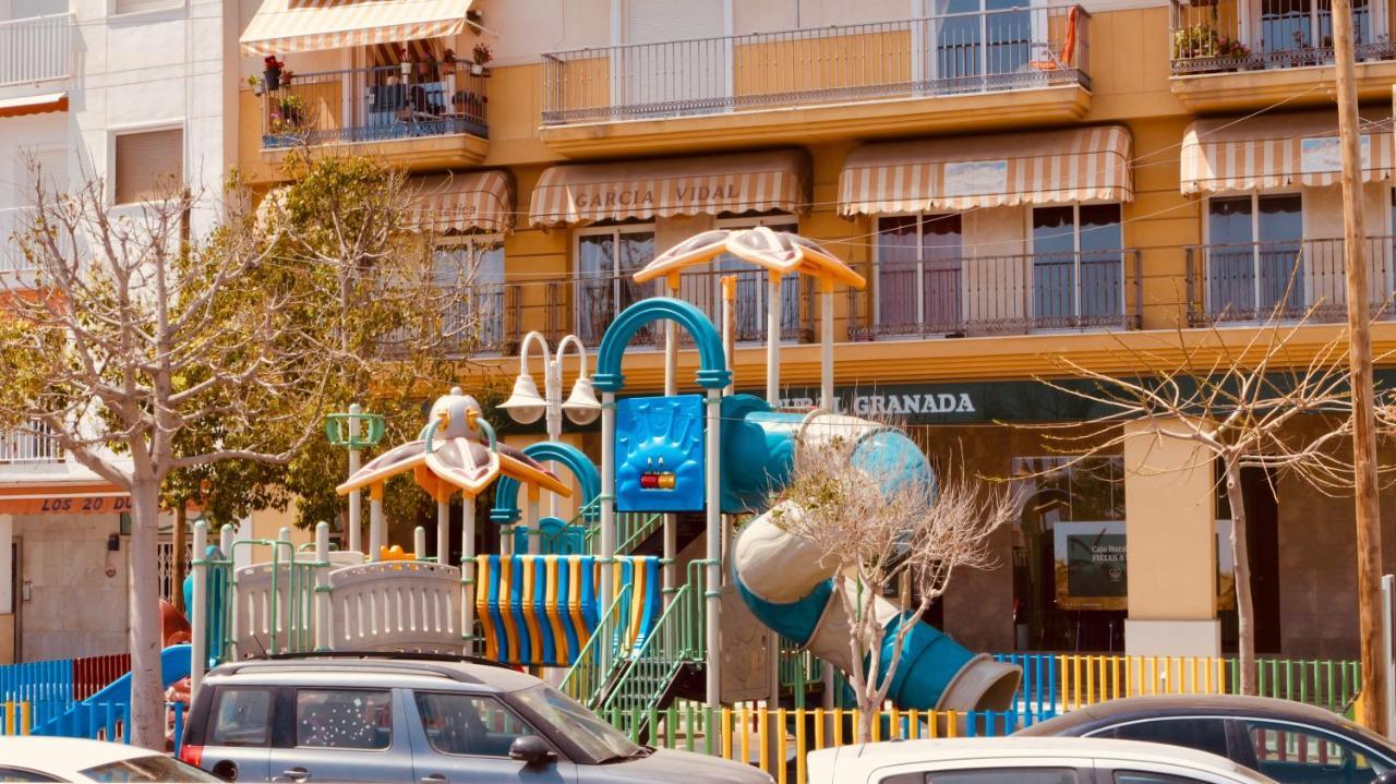 Atico Lujo Primera Linea, Terraza, Piscina, Parking Castell de Ferro Kültér fotó